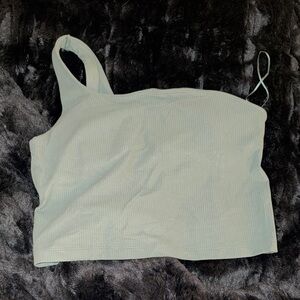Lululemon cropped one shoulder tank top
